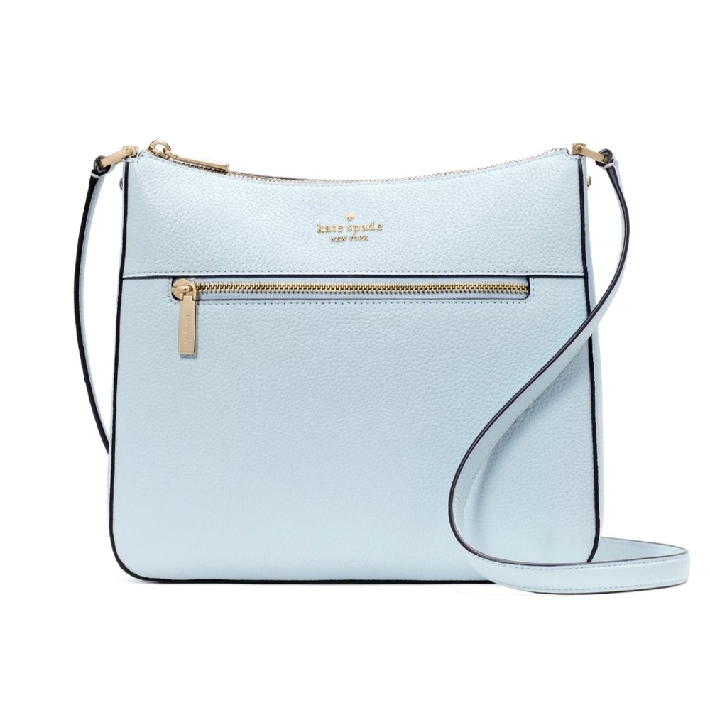 New Kate Spade Lena Swing pack Crossbody Pebble Leather Crisp Sky